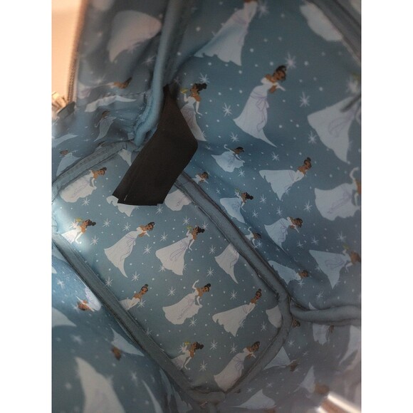 The Princess and the Frog Tiana Blue Gown Glitter Cosplay Backpack And Wallet - Picture 11 of 11